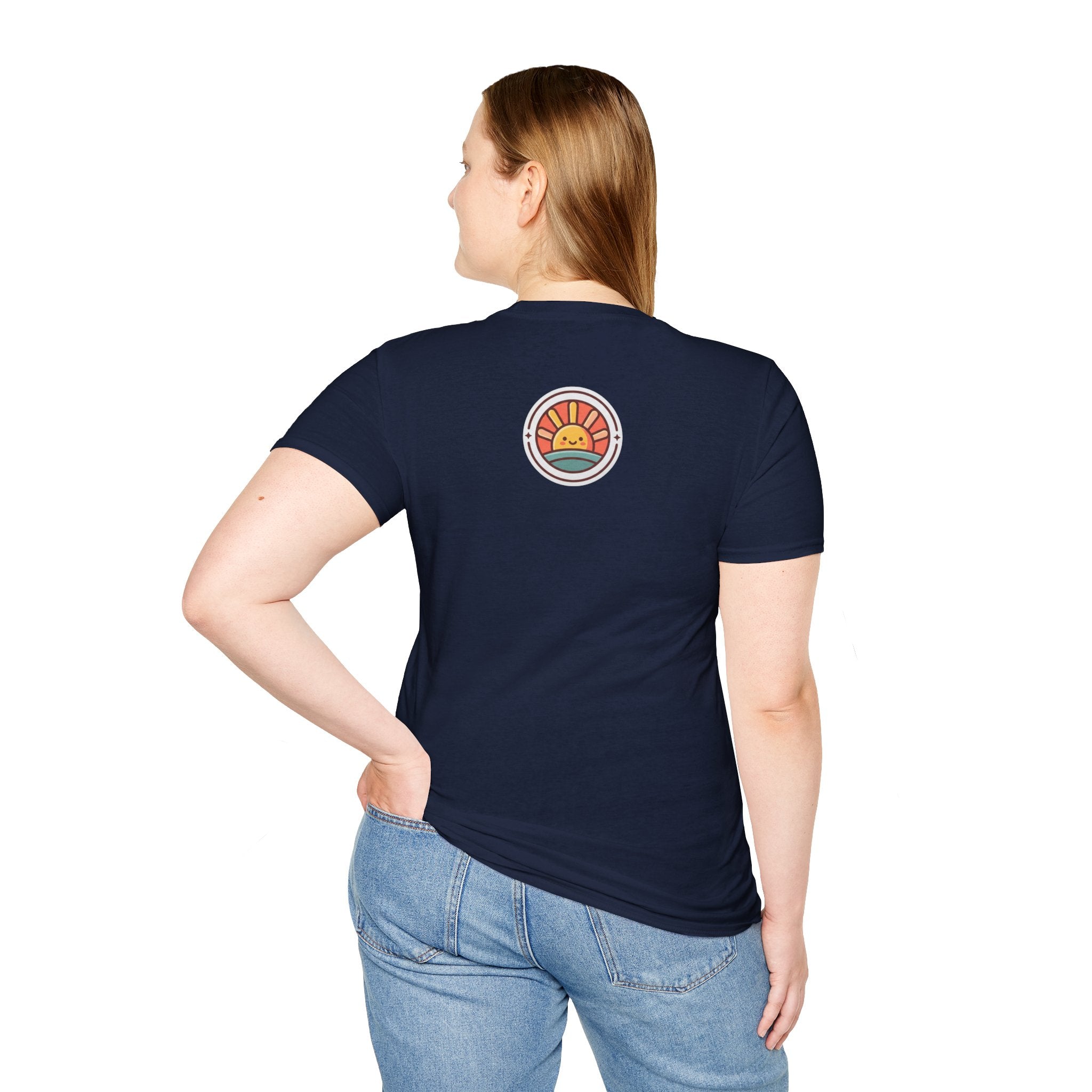 T-Shirt — "Grace Got Me Glowing" Christian Retro Sunrise Faith Tee