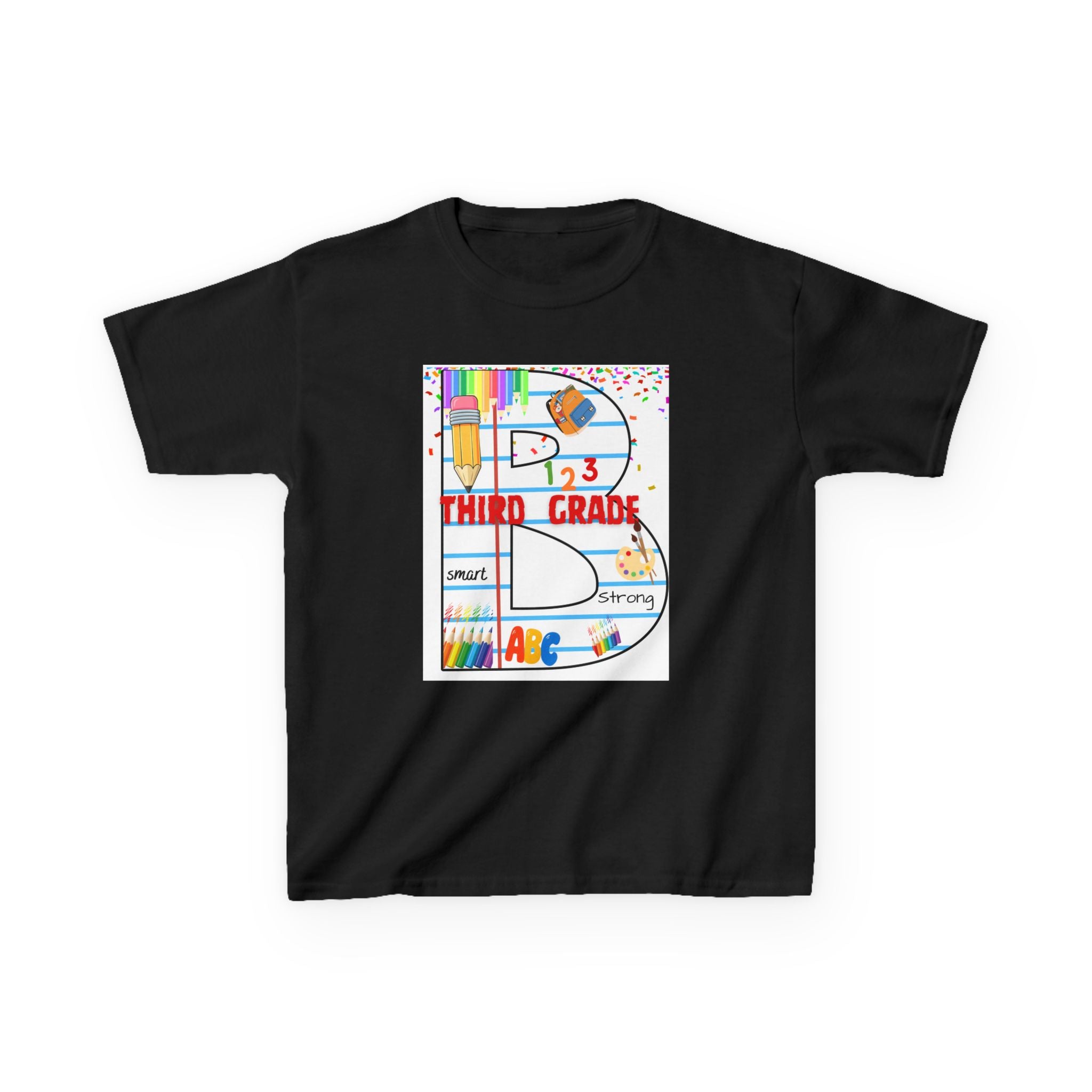 Third Grade ABCs Kids T‑Shirt — 'Be Bold Be You' Back-to-School Tee