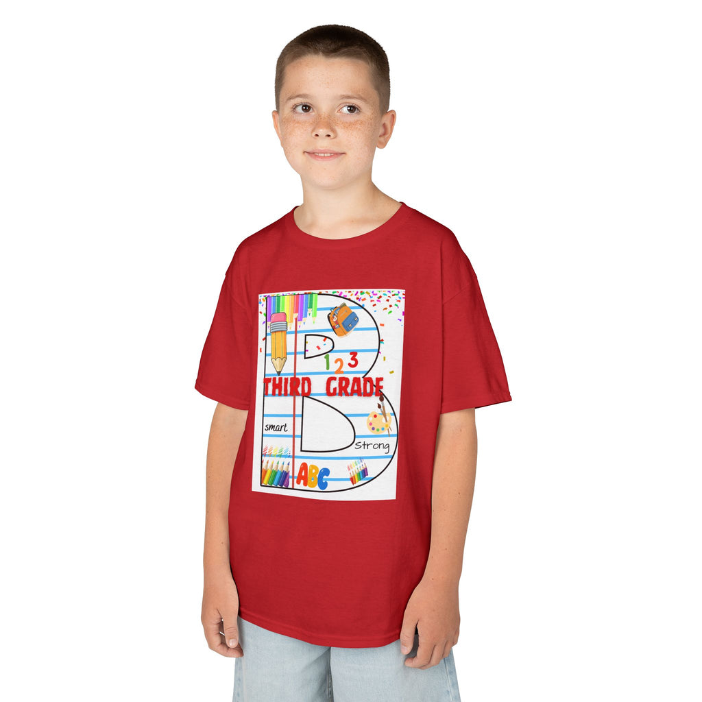 Third Grade ABCs Kids T‑Shirt — 'Be Bold Be You' Back-to-School Tee