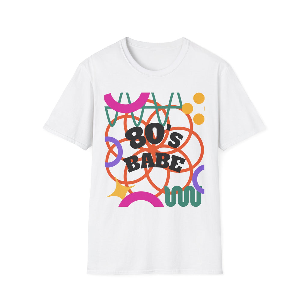 80s Babe T-Shirt — Retro Neon 1980s Graphic Tee