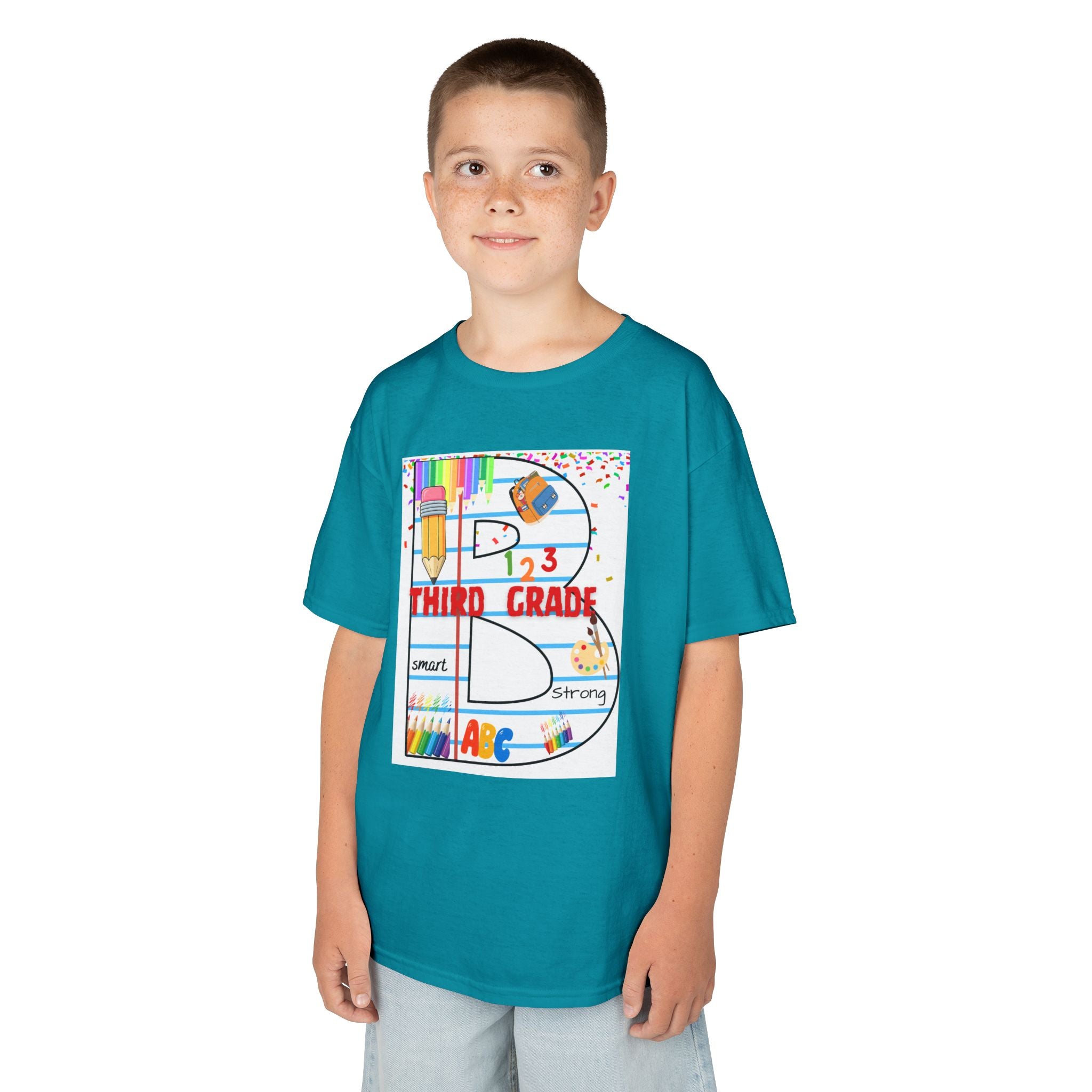 Third Grade ABCs Kids T‑Shirt — 'Be Bold Be You' Back-to-School Tee