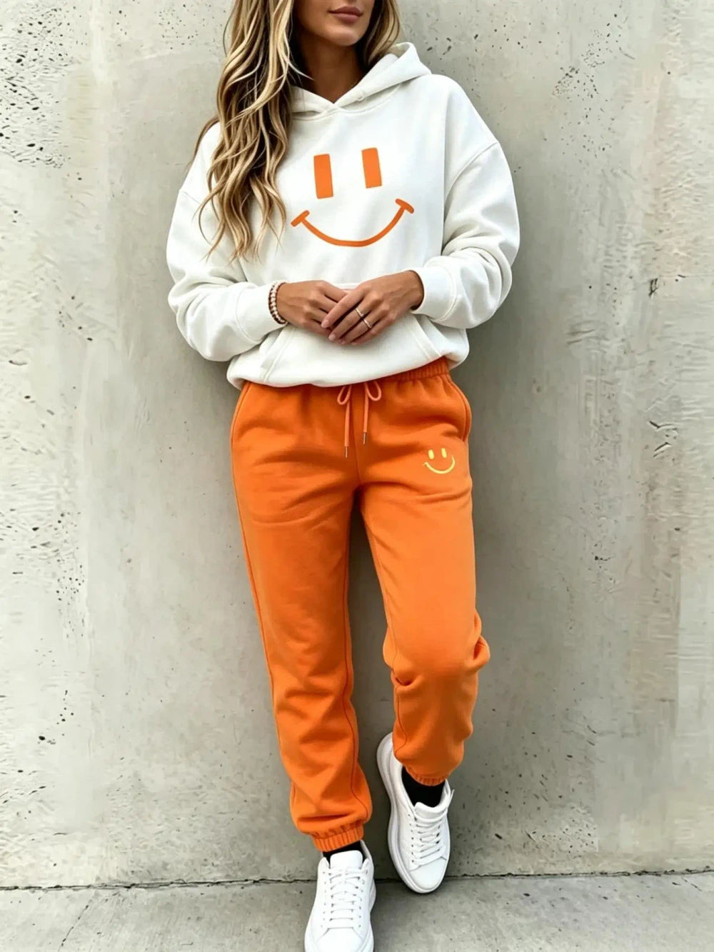 Smile Face Loungewear Set