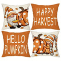 Pumpkin Throw Pillow Cover Set