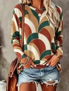 Bold Abstract Geometric Sweatshirt