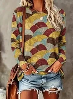 Bold Abstract Geometric Sweatshirt