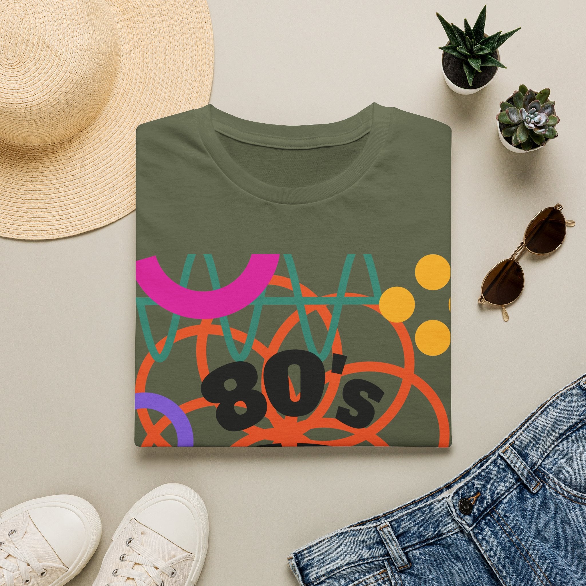 80s Babe T-Shirt — Retro Neon 1980s Graphic Tee