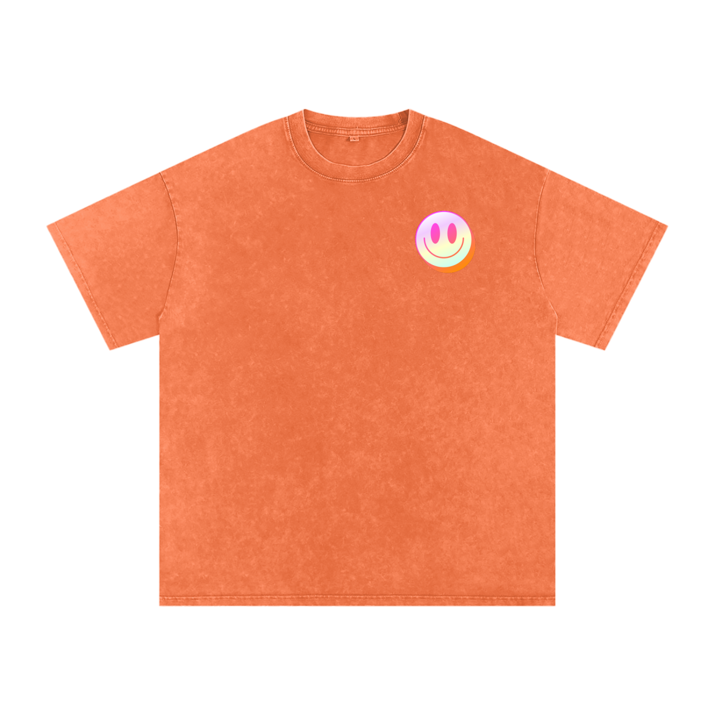 Snow Washed Oversized Cotton Slay All Day T-Shirt