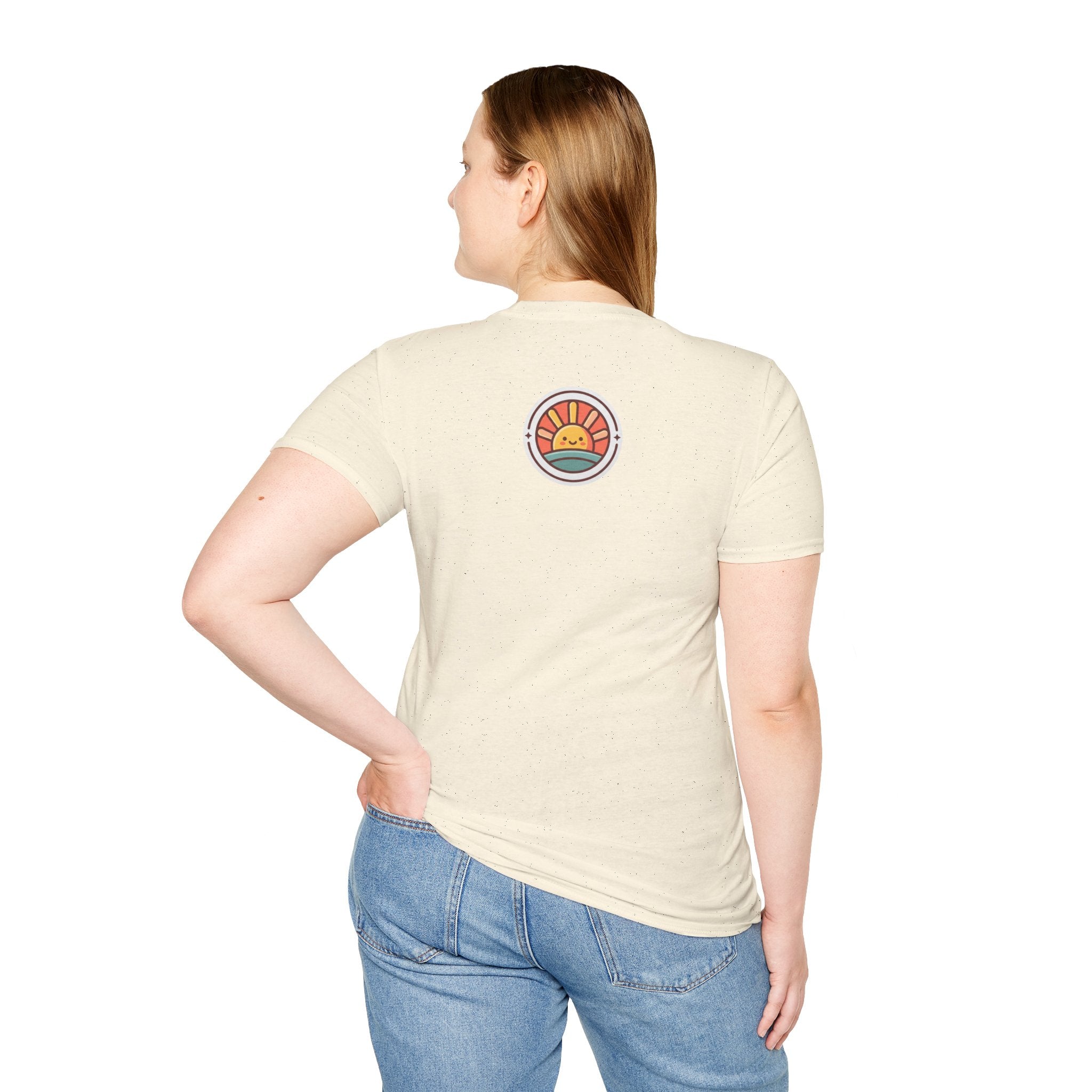 T-Shirt — "Grace Got Me Glowing" Christian Retro Sunrise Faith Tee