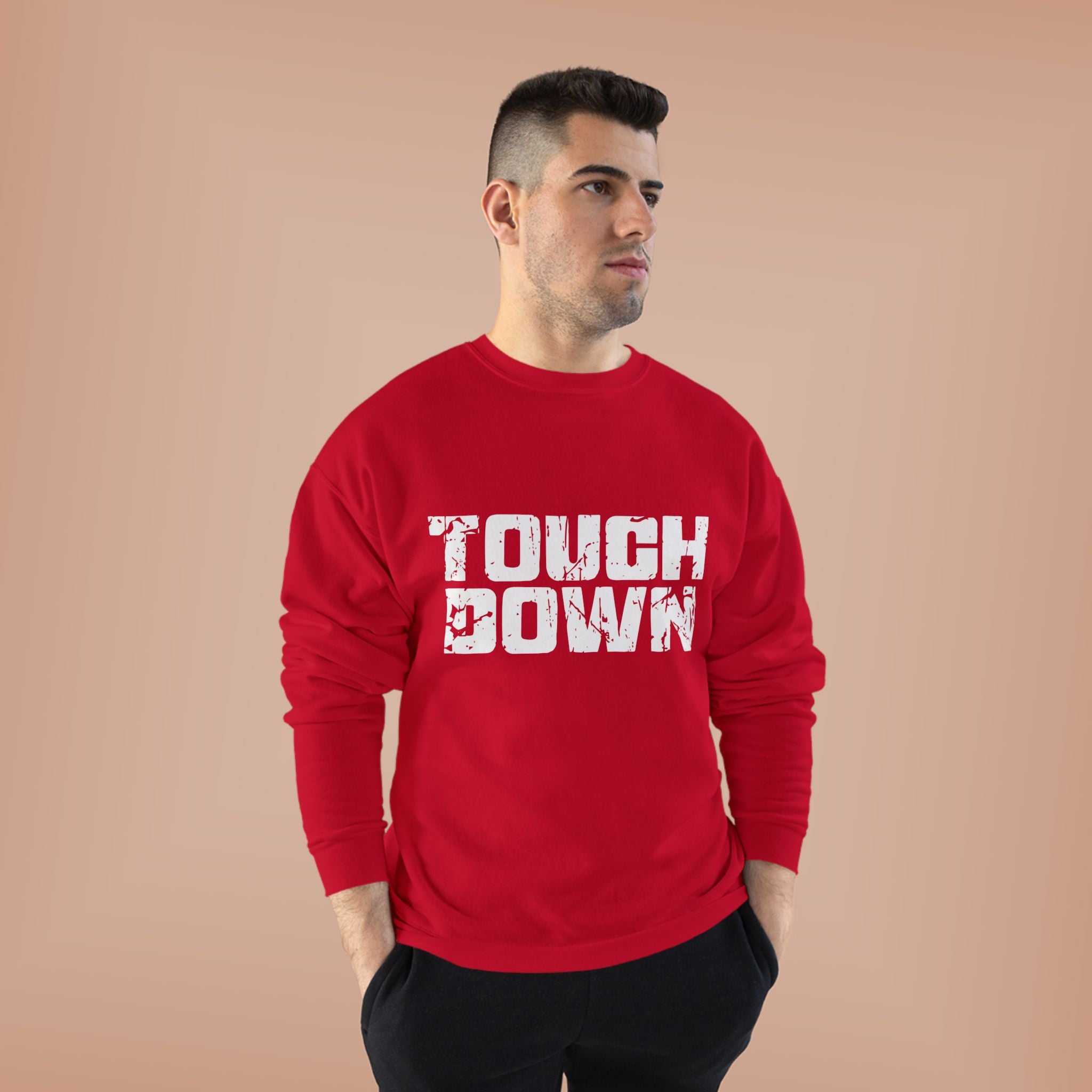 Touchdown Crewneck Sweatshirt - Vintage Football Game Day Pullover