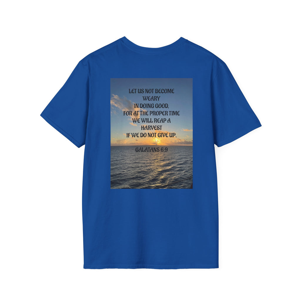 Never Give Up T-Shirt — Minimal Motivational Tee