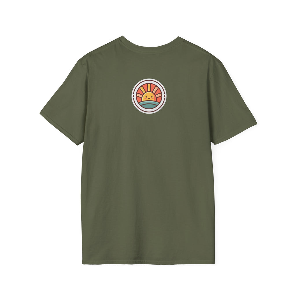 T-Shirt — "Grace Got Me Glowing" Christian Retro Sunrise Faith Tee