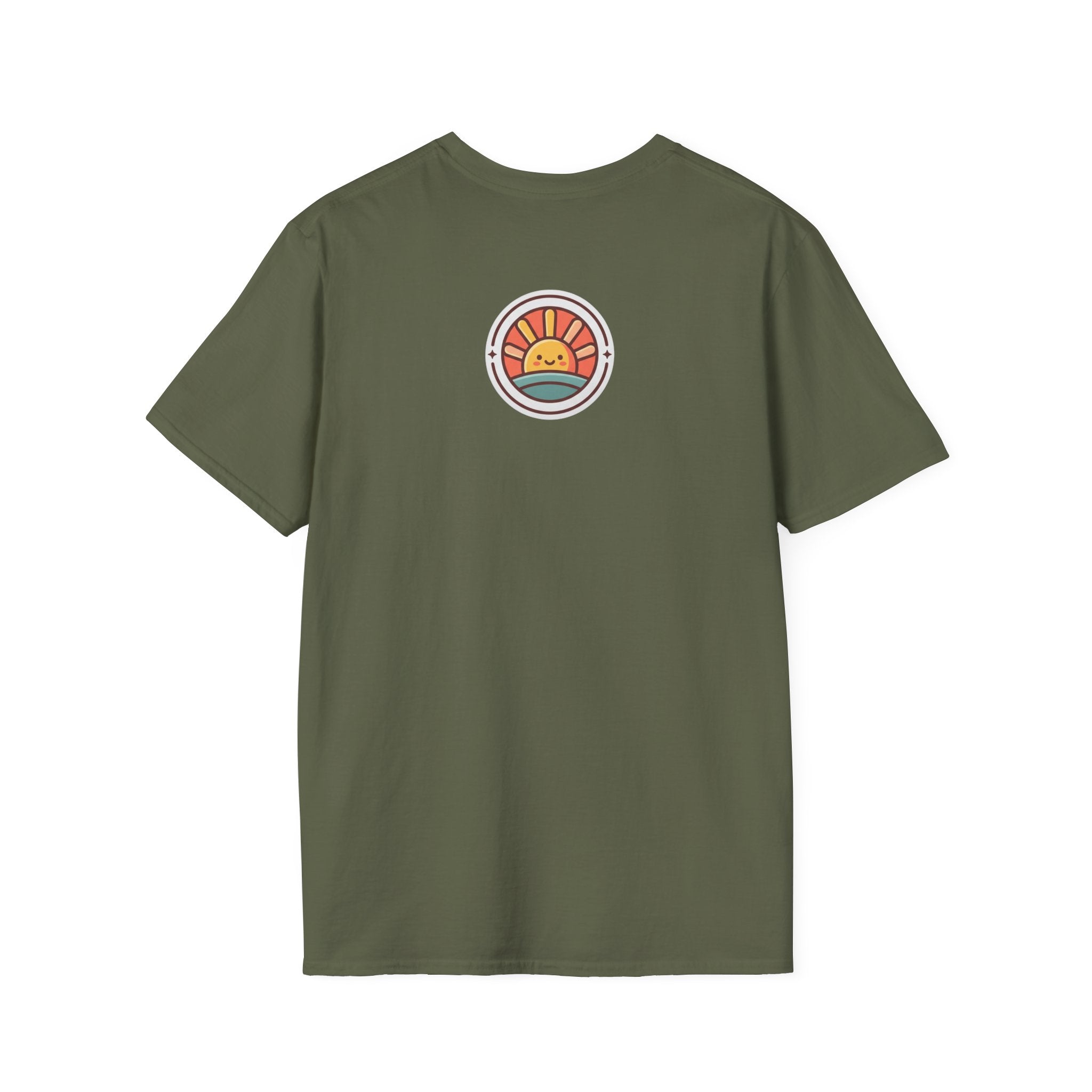 T-Shirt — "Grace Got Me Glowing" Christian Retro Sunrise Faith Tee
