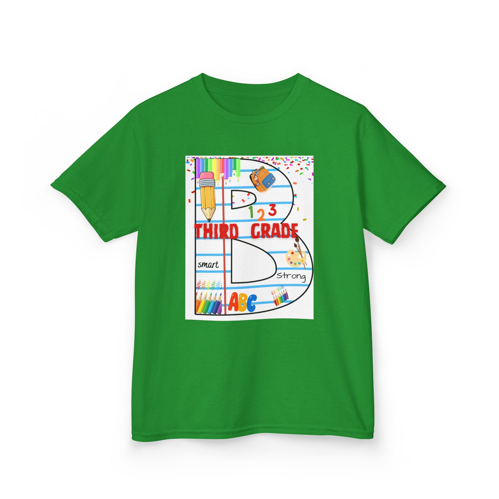 Third Grade ABCs Kids T‑Shirt — 'Be Bold Be You' Back-to-School Tee