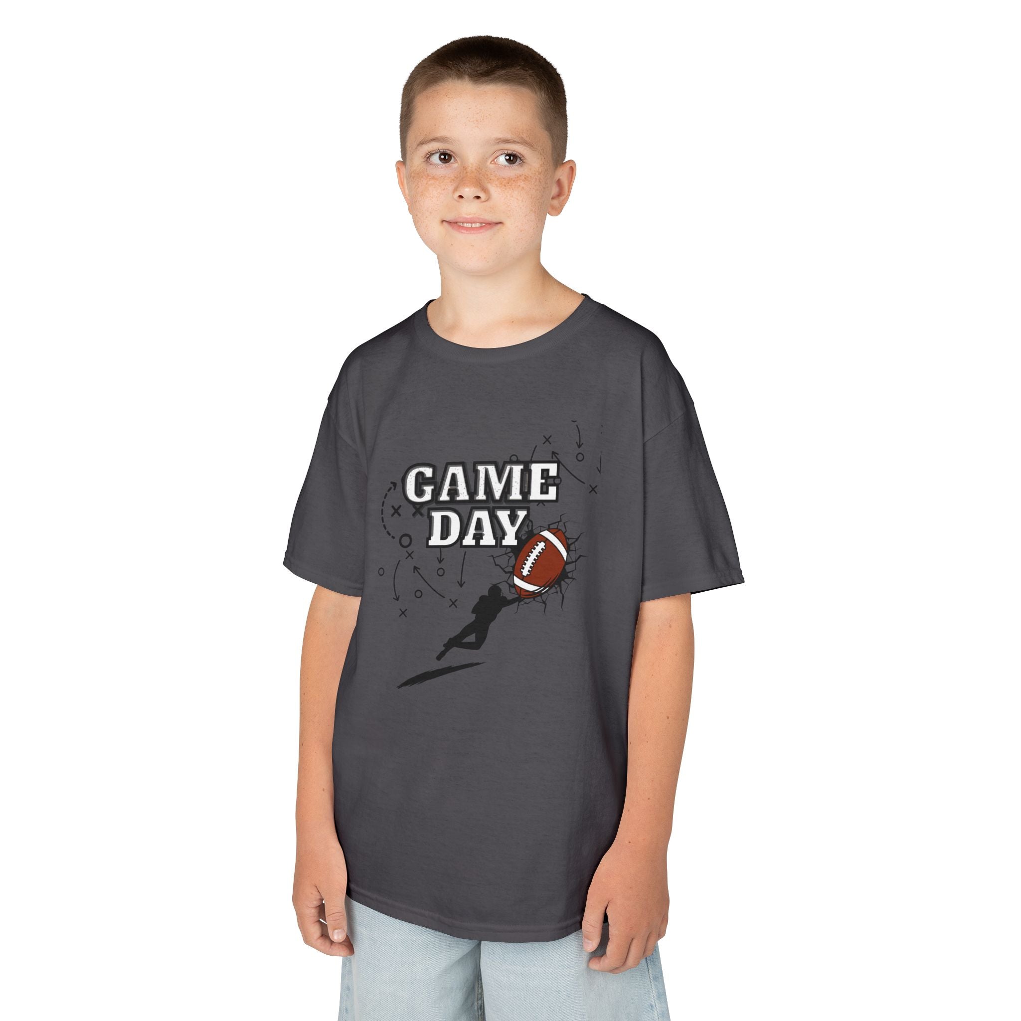 Kids Football 'Game Day' T‑Shirt — Youth Sports Fan Tee