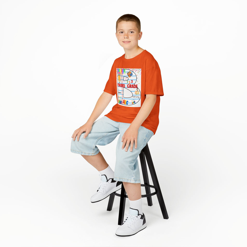 Third Grade ABCs Kids T‑Shirt — 'Be Bold Be You' Back-to-School Tee