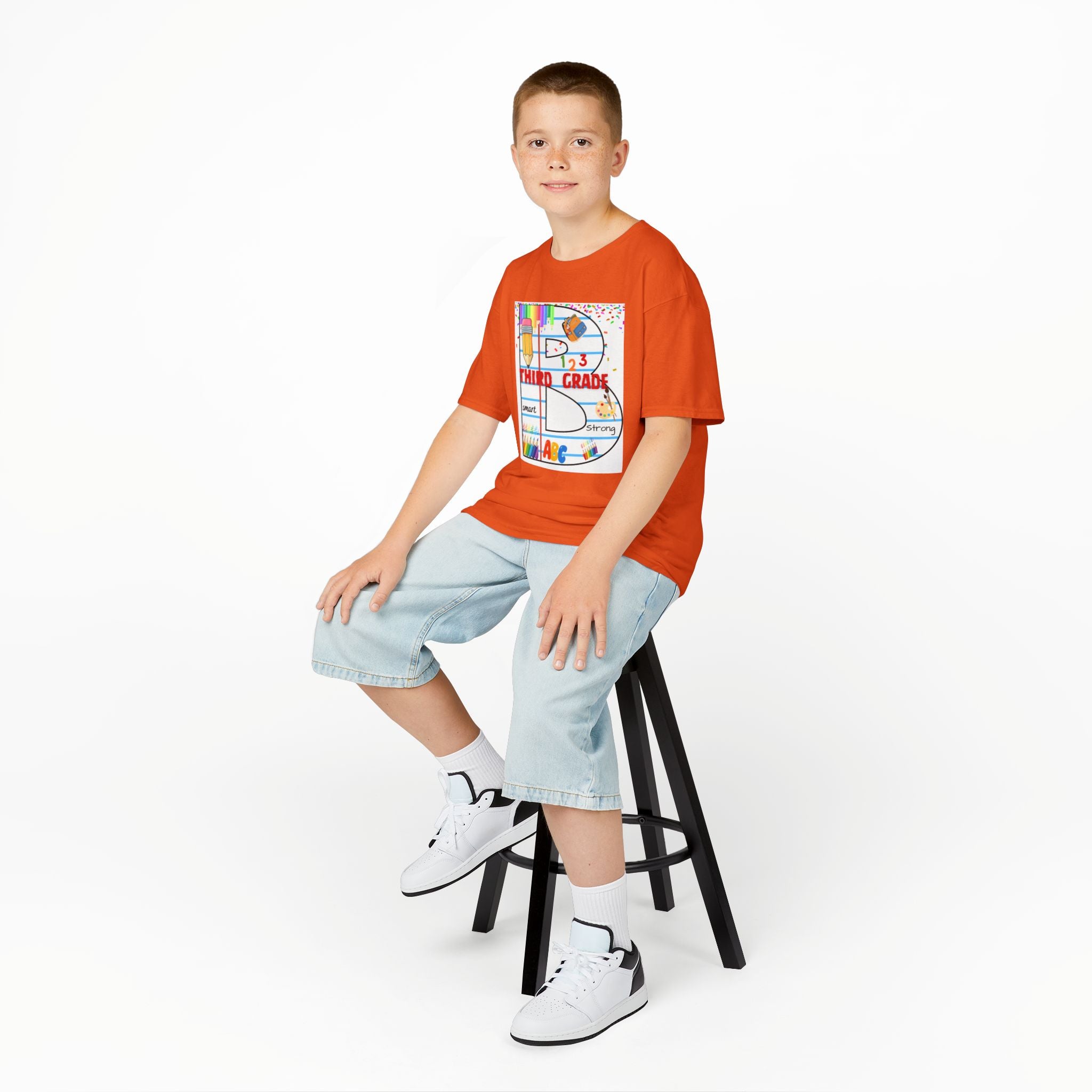Third Grade ABCs Kids T‑Shirt — 'Be Bold Be You' Back-to-School Tee
