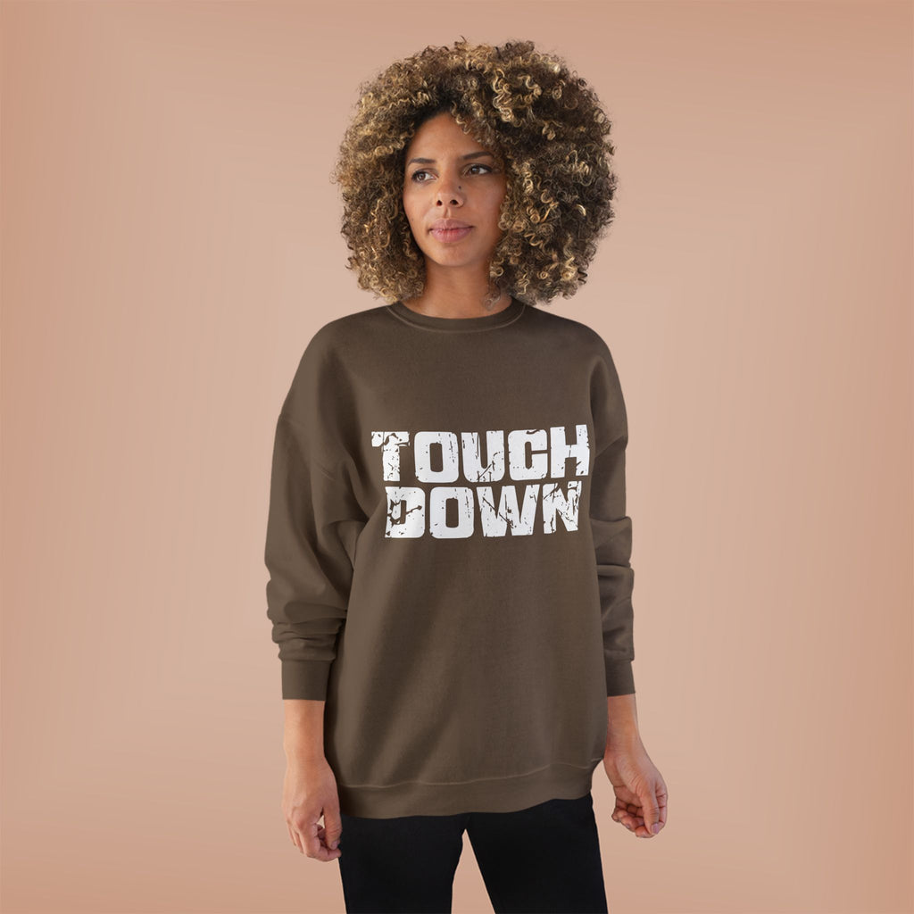 Touchdown Crewneck Sweatshirt - Vintage Football Game Day Pullover