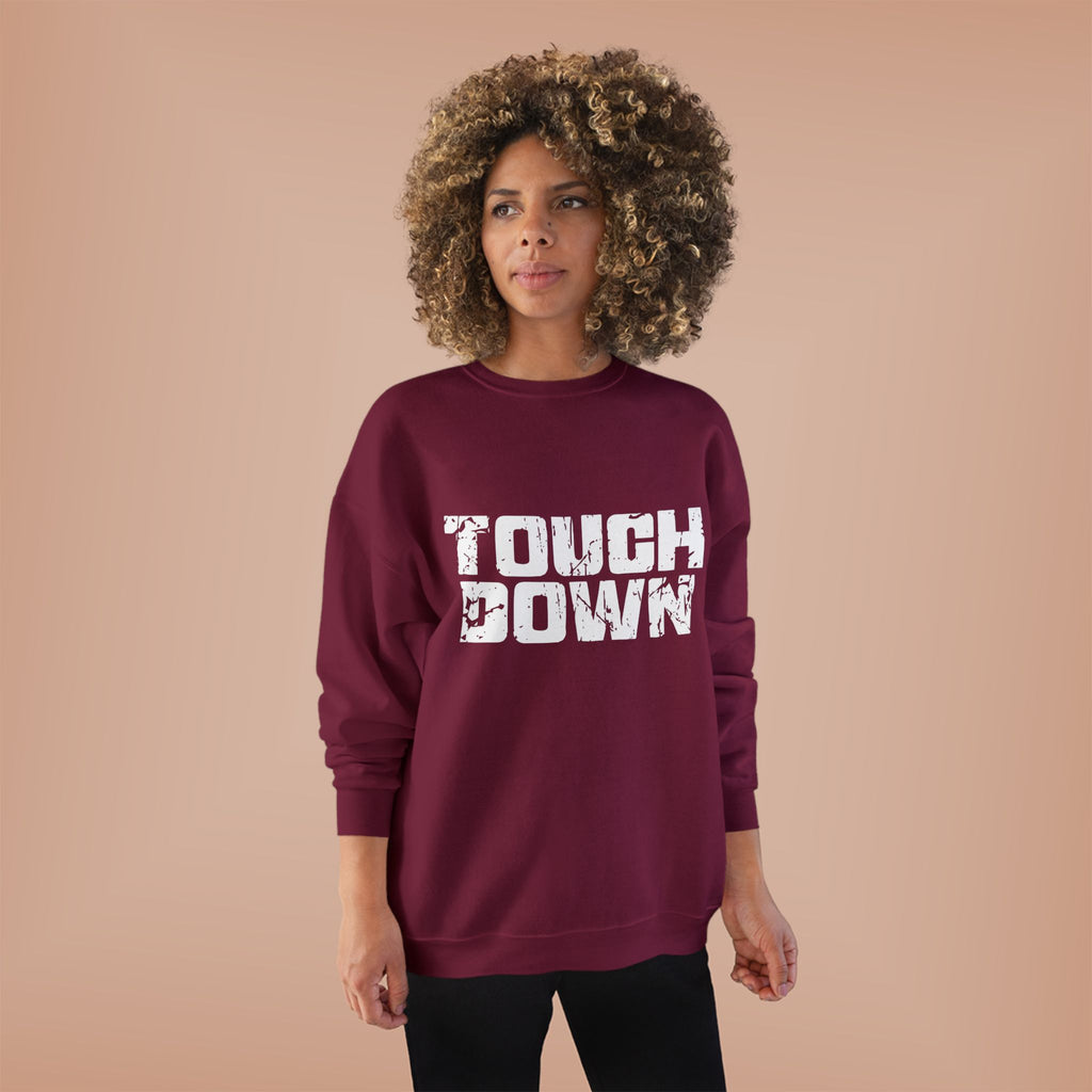 Touchdown Crewneck Sweatshirt - Vintage Football Game Day Pullover