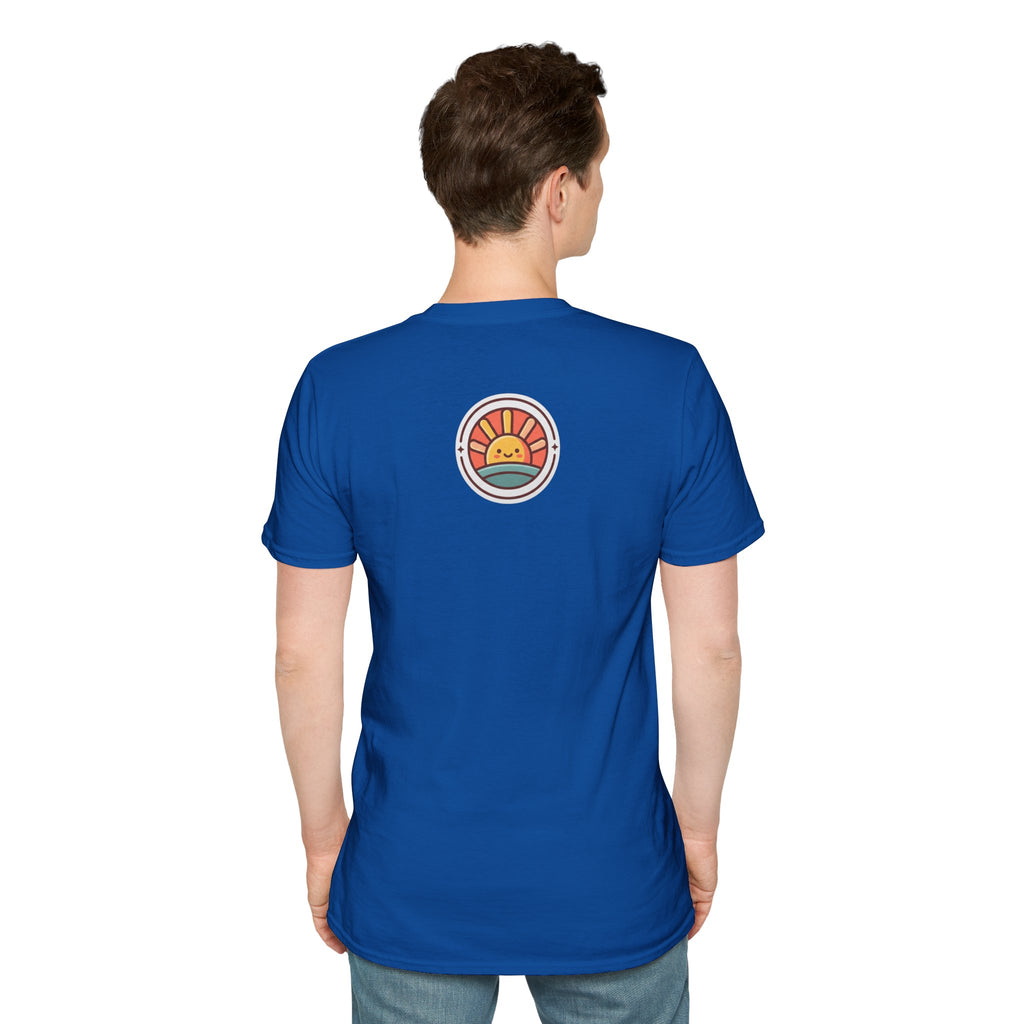 T-Shirt — "Grace Got Me Glowing" Christian Retro Sunrise Faith Tee