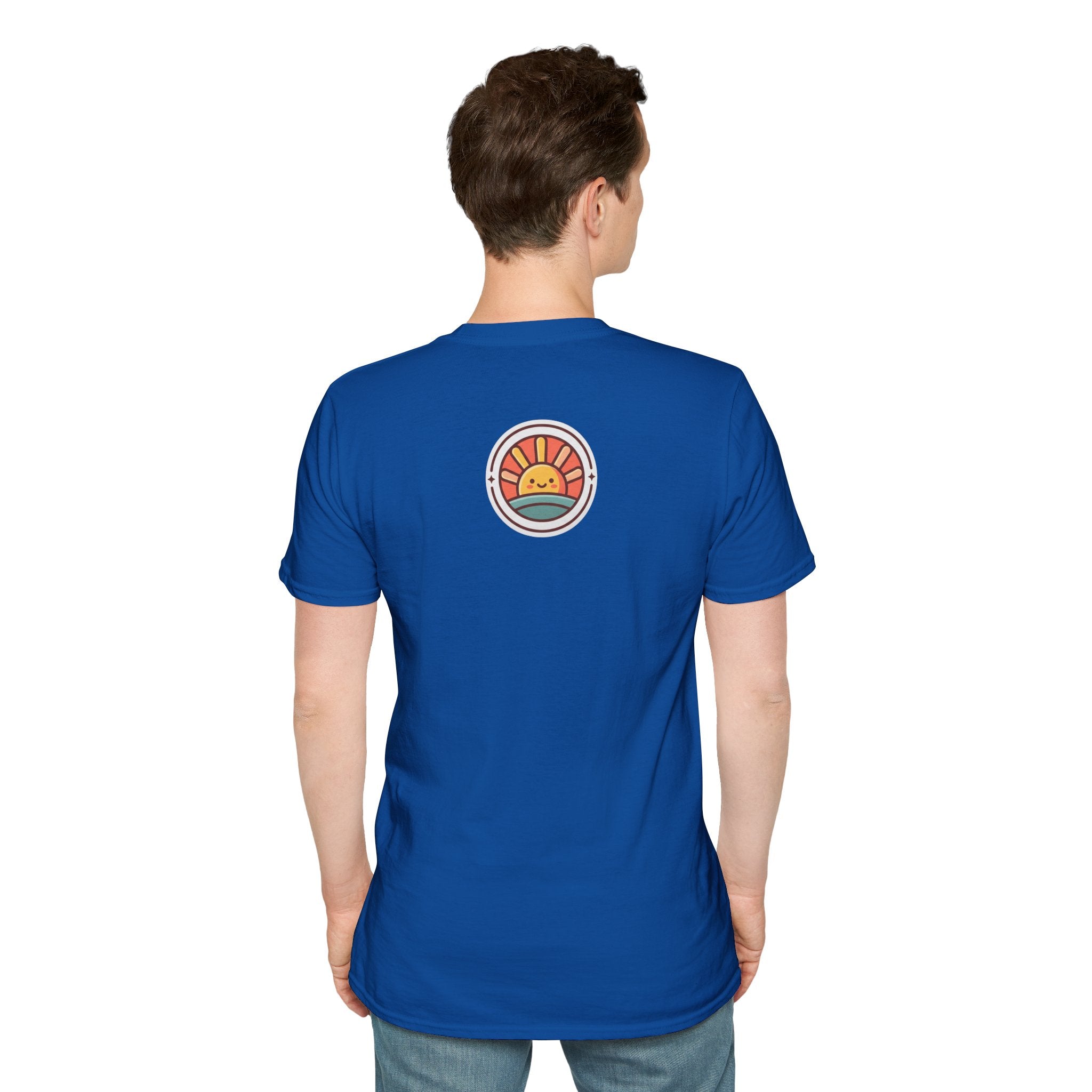 T-Shirt — "Grace Got Me Glowing" Christian Retro Sunrise Faith Tee
