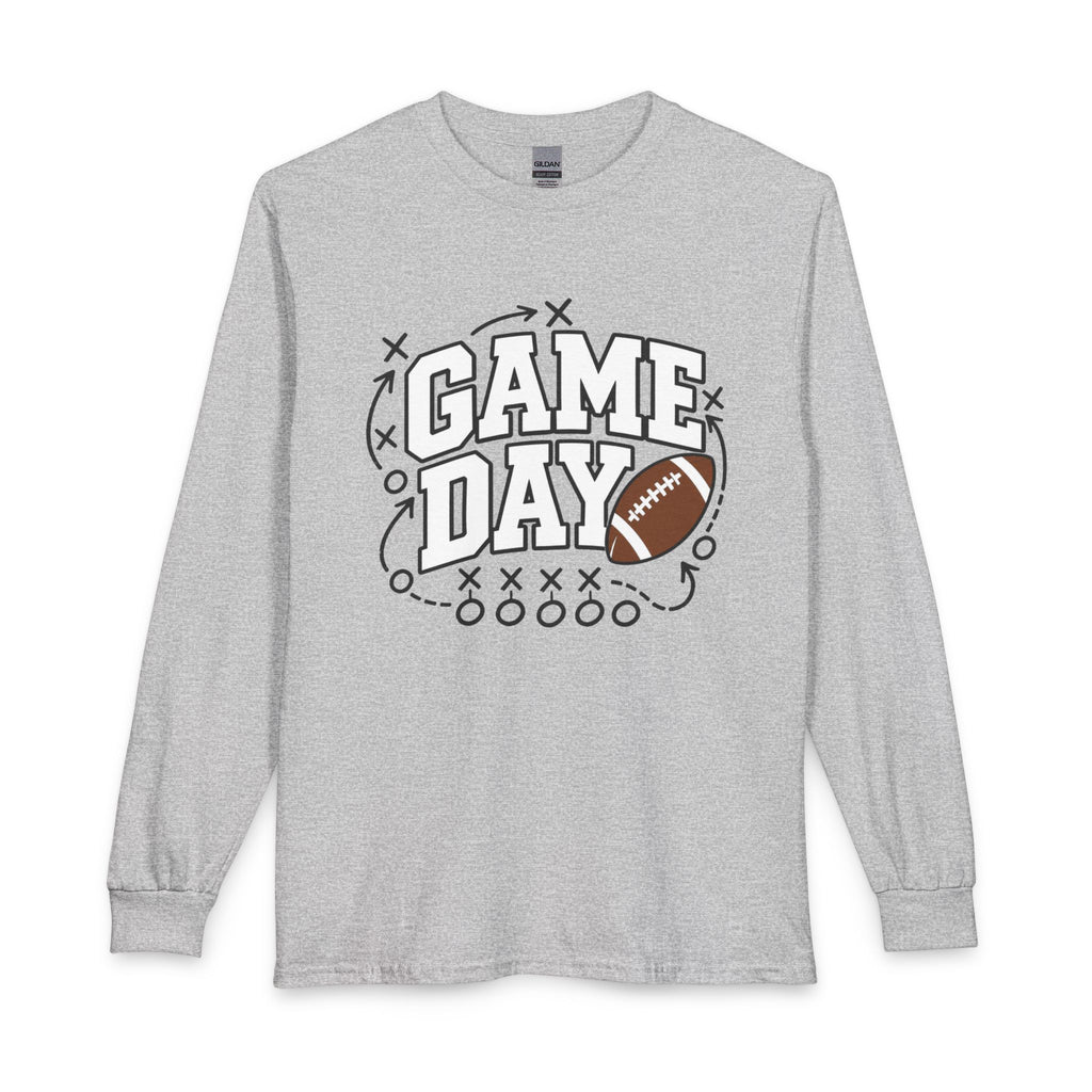 Game Day Long Sleeve Tee — Football Graphic Shirt