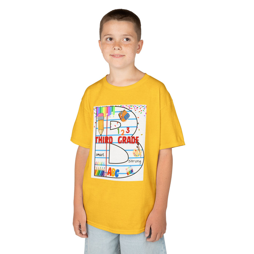 Third Grade ABCs Kids T‑Shirt — 'Be Bold Be You' Back-to-School Tee
