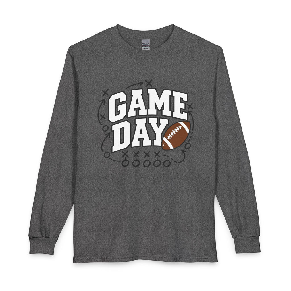 Game Day Long Sleeve Tee — Football Graphic Shirt
