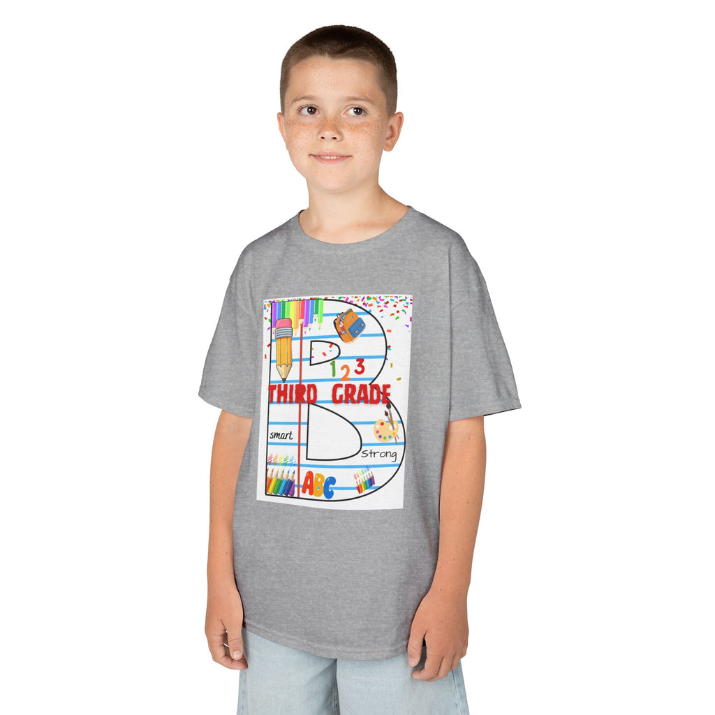 Third Grade ABCs Kids T‑Shirt — 'Be Bold Be You' Back-to-School Tee