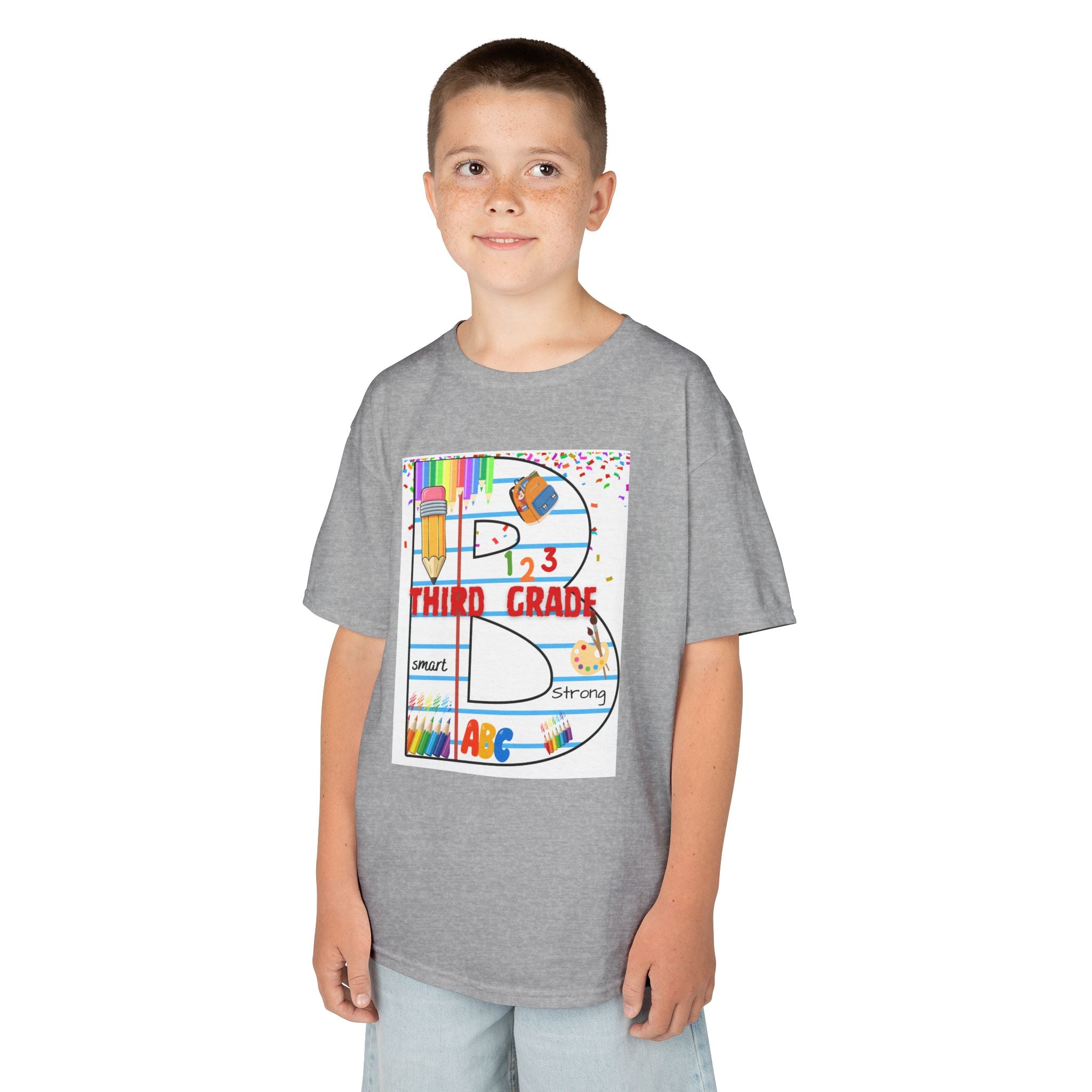Third Grade ABCs Kids T‑Shirt — 'Be Bold Be You' Back-to-School Tee