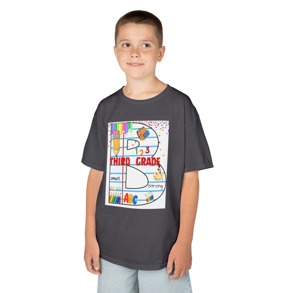 Third Grade ABCs Kids T‑Shirt — 'Be Bold Be You' Back-to-School Tee