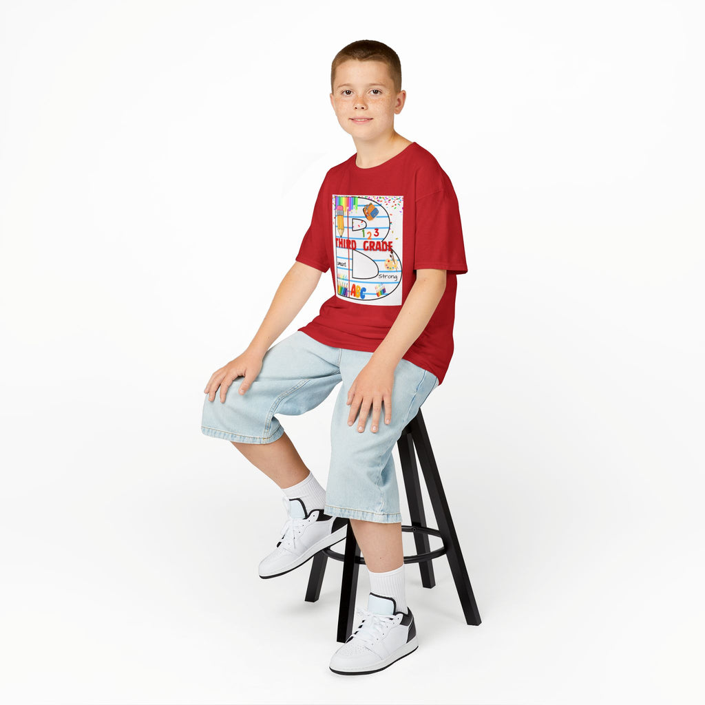 Third Grade ABCs Kids T‑Shirt — 'Be Bold Be You' Back-to-School Tee