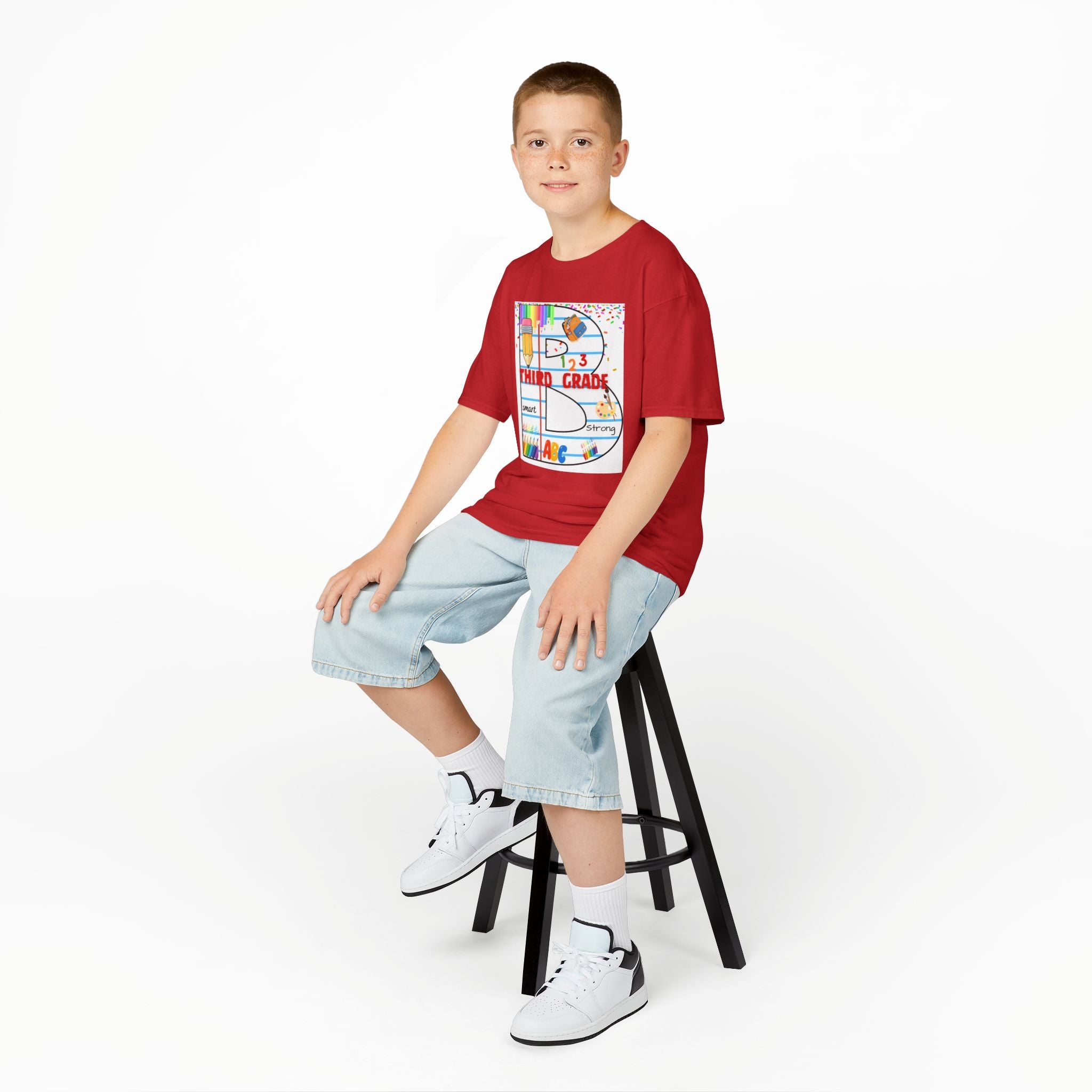 Third Grade ABCs Kids T‑Shirt — 'Be Bold Be You' Back-to-School Tee