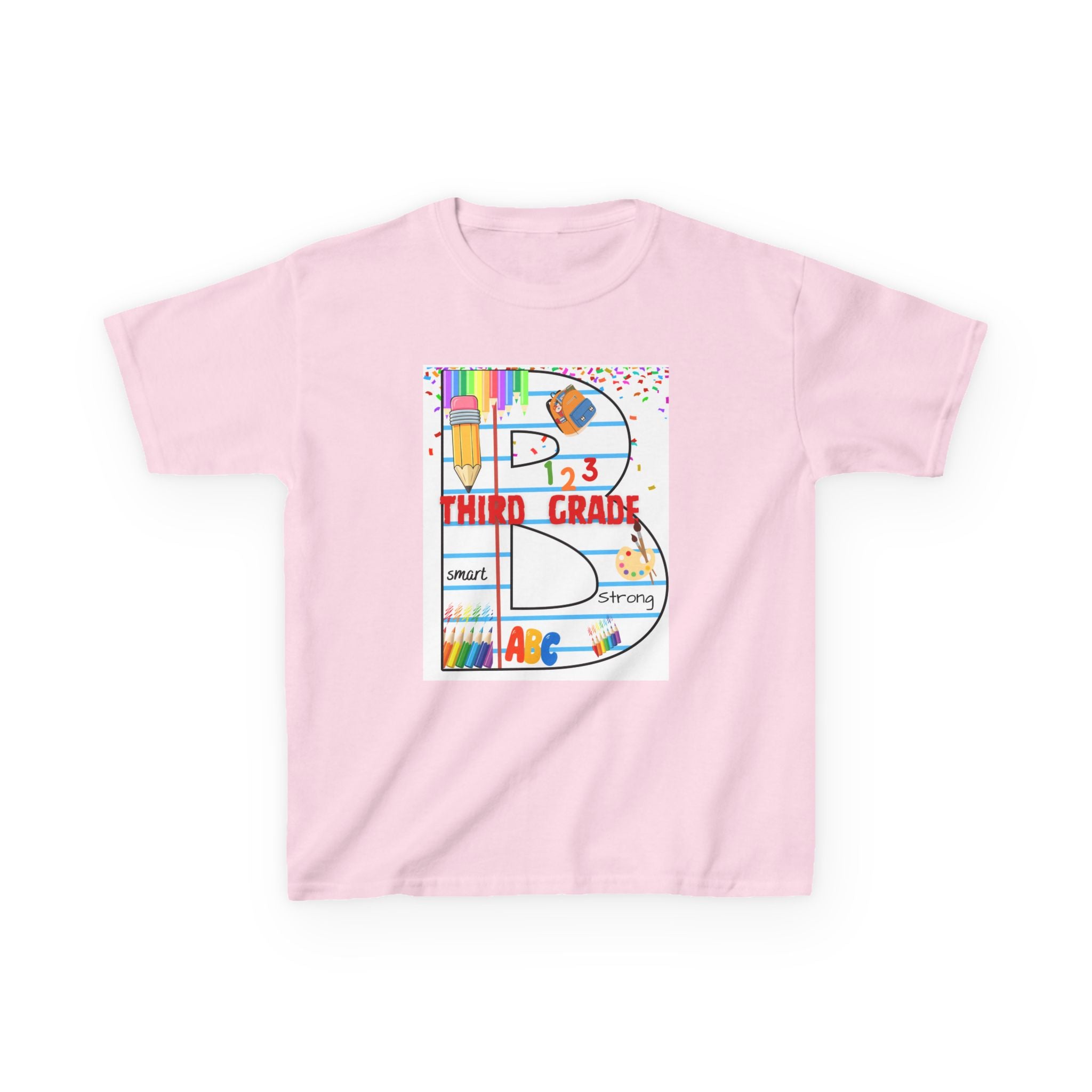 Third Grade ABCs Kids T‑Shirt — 'Be Bold Be You' Back-to-School Tee