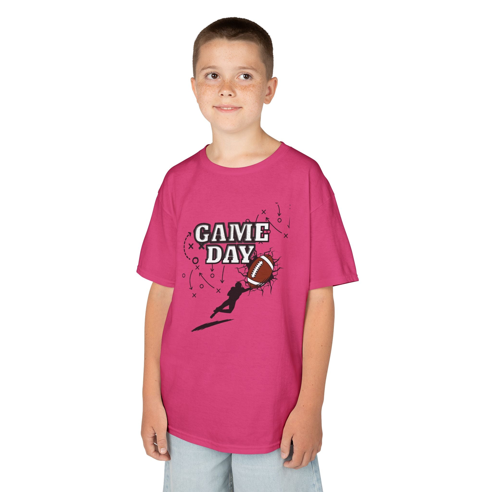 Kids Football 'Game Day' T‑Shirt — Youth Sports Fan Tee