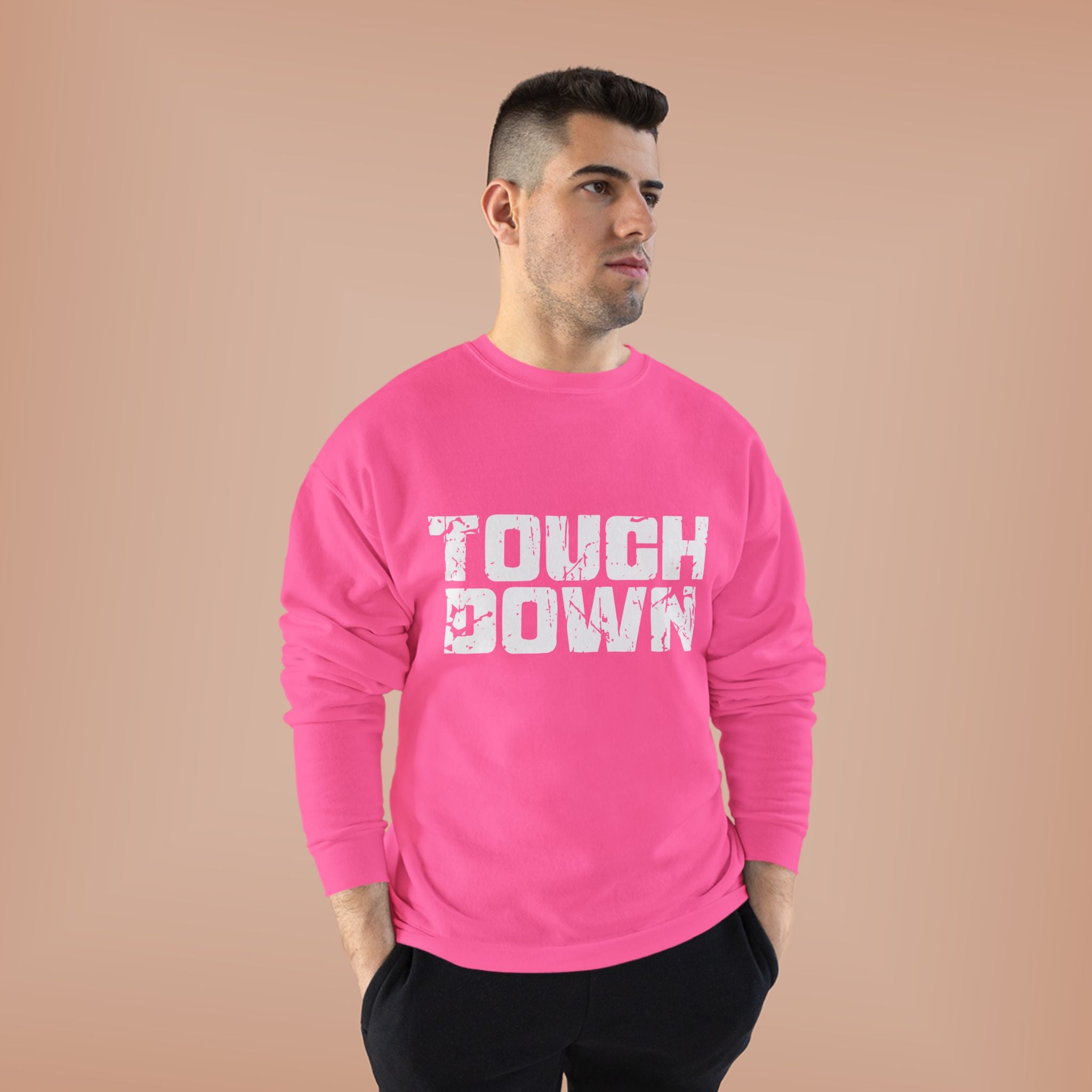 Touchdown Crewneck Sweatshirt - Vintage Football Game Day Pullover