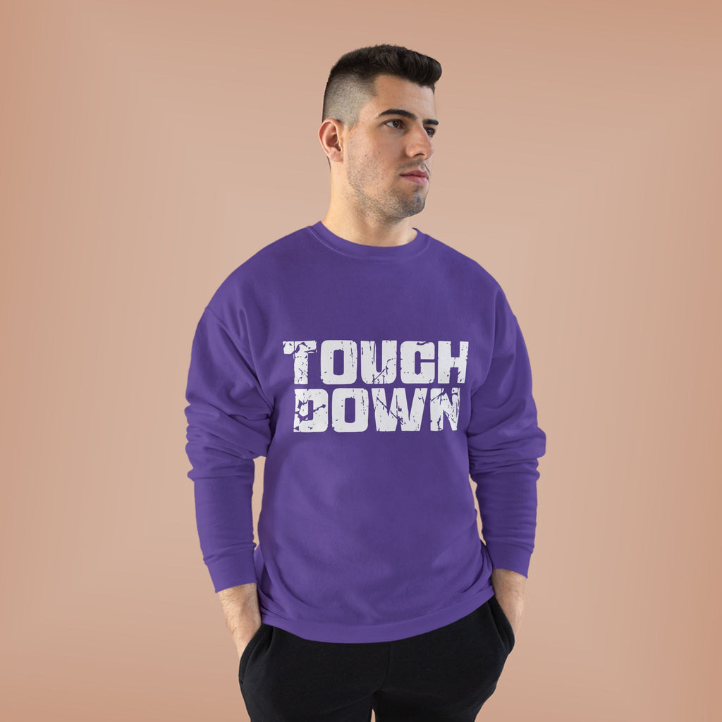 Touchdown Crewneck Sweatshirt - Vintage Football Game Day Pullover
