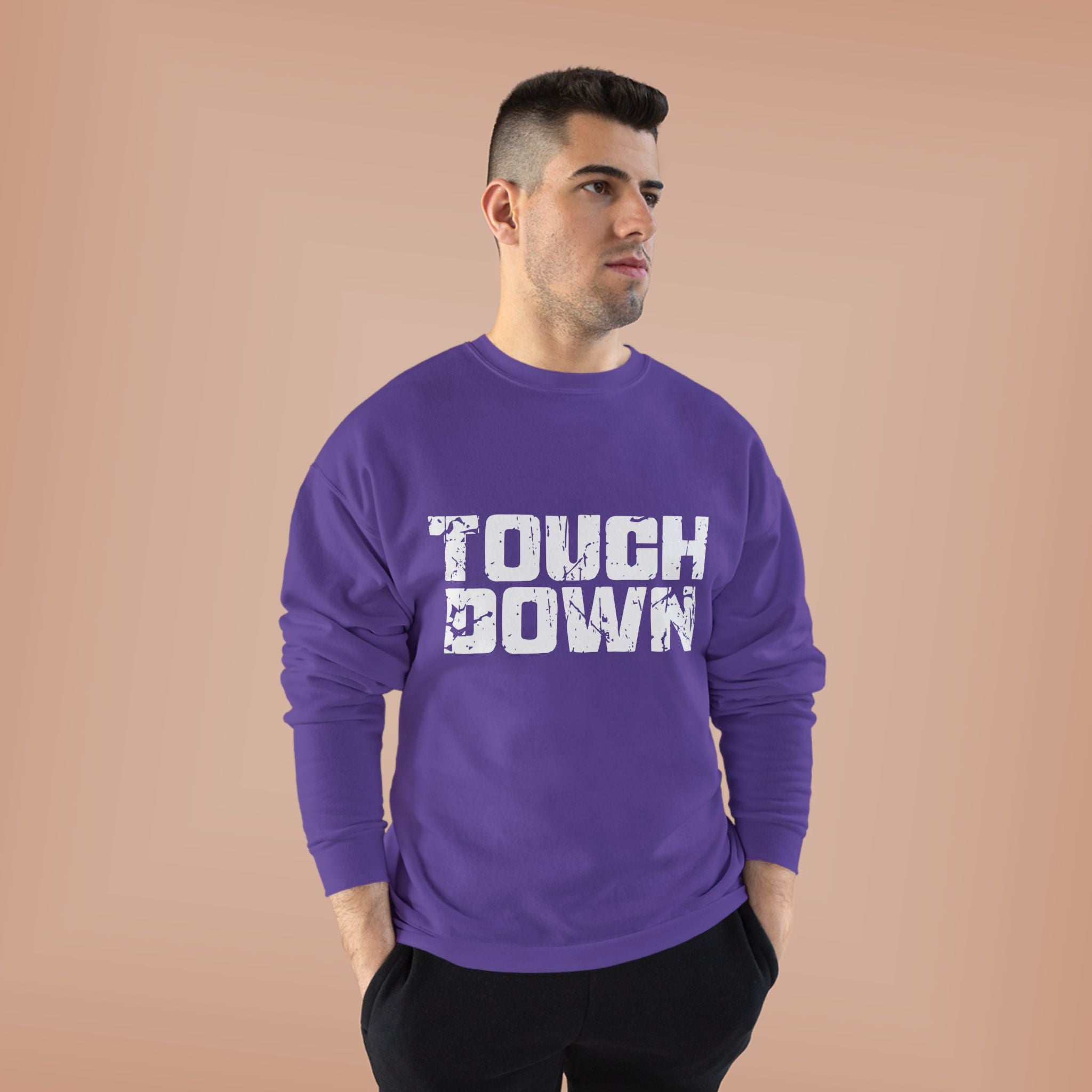 Touchdown Crewneck Sweatshirt - Vintage Football Game Day Pullover