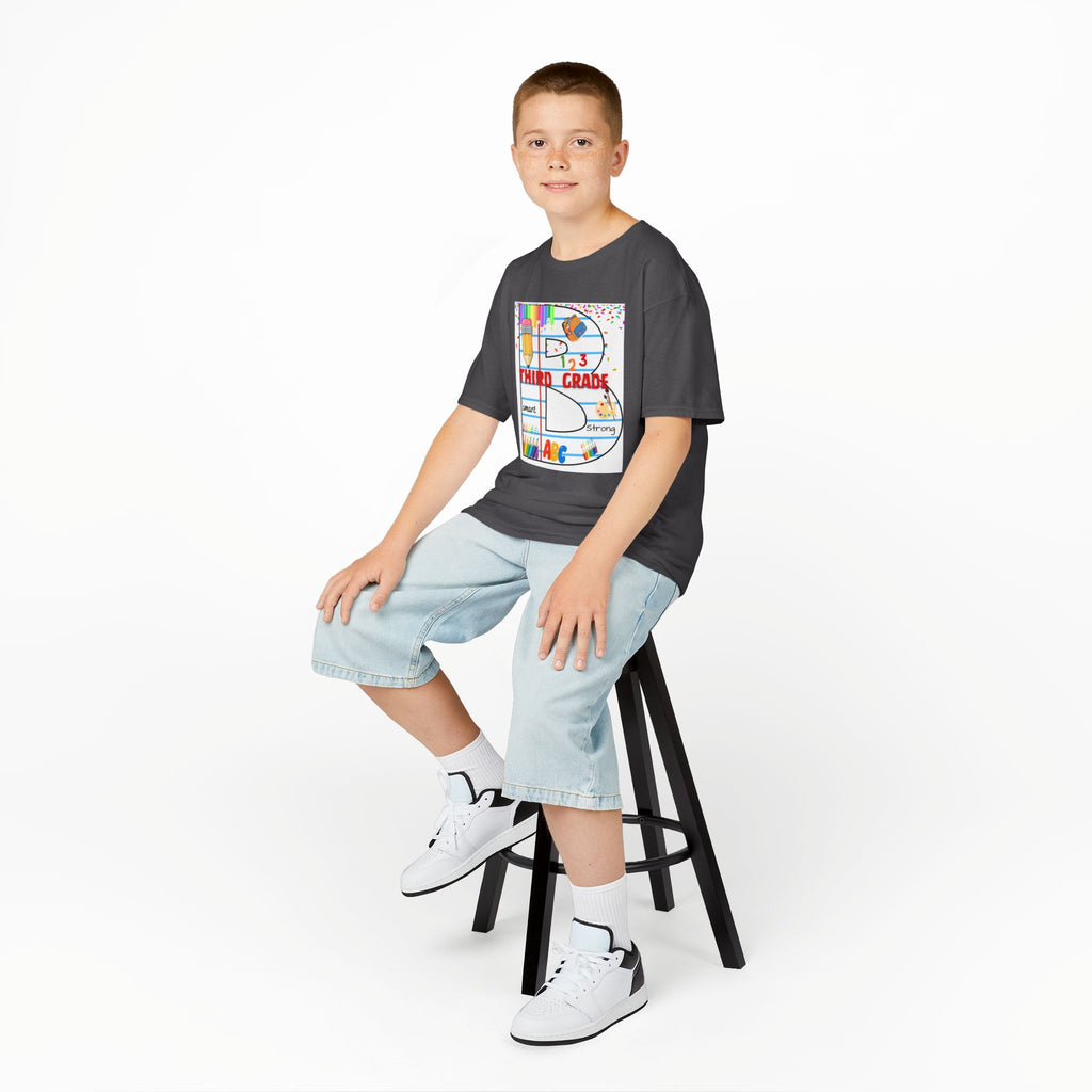 Third Grade ABCs Kids T‑Shirt — 'Be Bold Be You' Back-to-School Tee