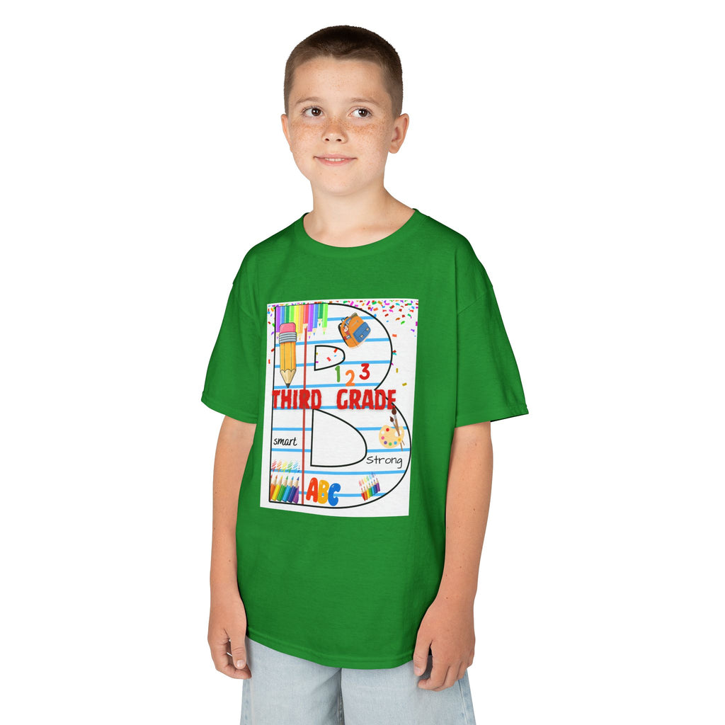 Third Grade ABCs Kids T‑Shirt — 'Be Bold Be You' Back-to-School Tee