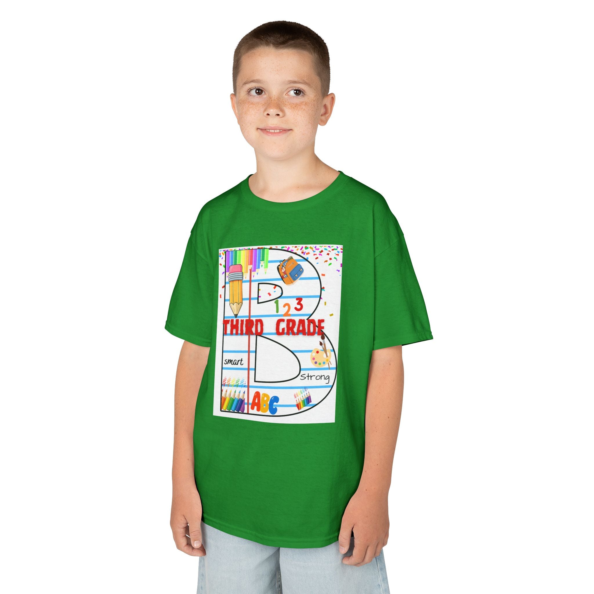 Third Grade ABCs Kids T‑Shirt — 'Be Bold Be You' Back-to-School Tee