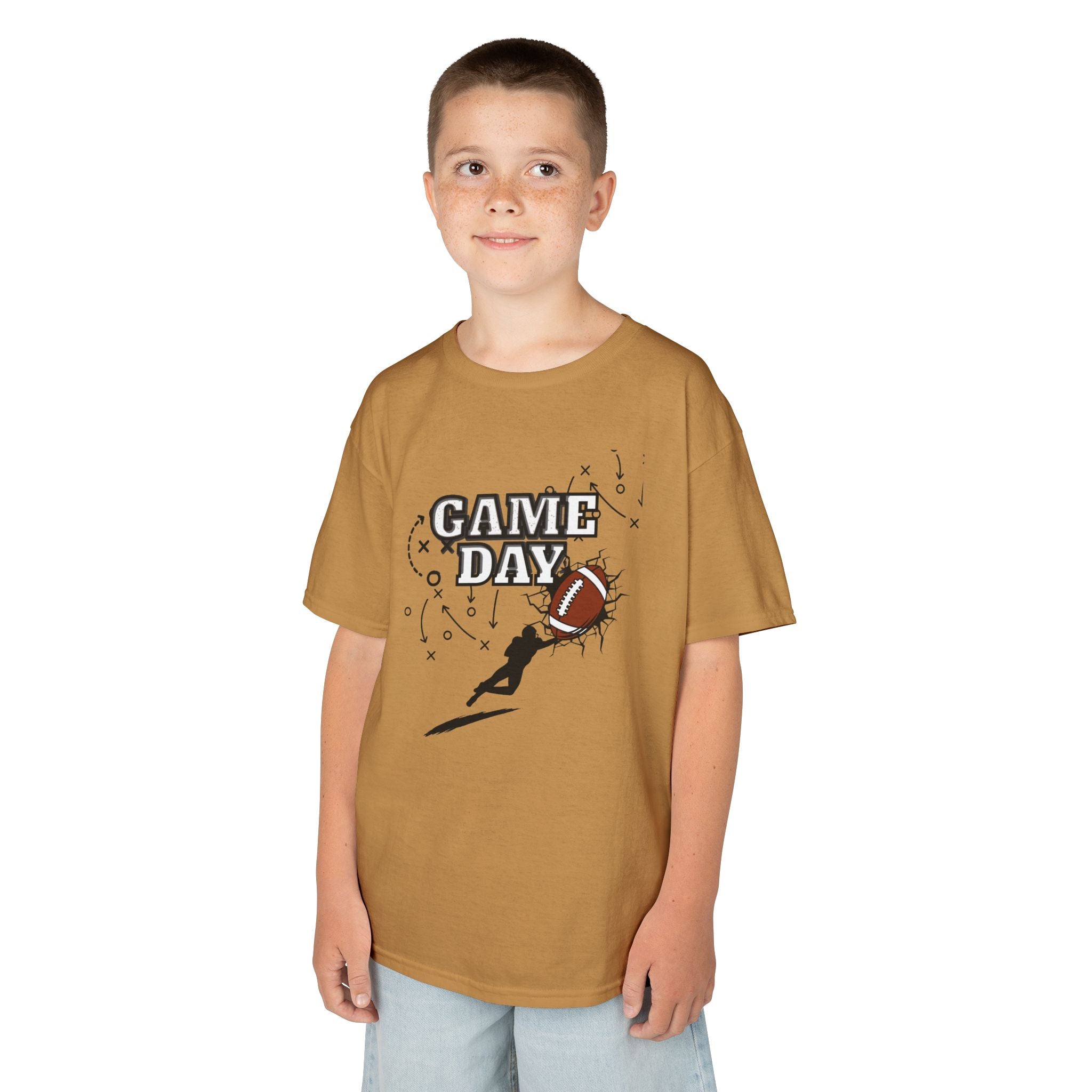 Kids Football 'Game Day' T‑Shirt — Youth Sports Fan Tee