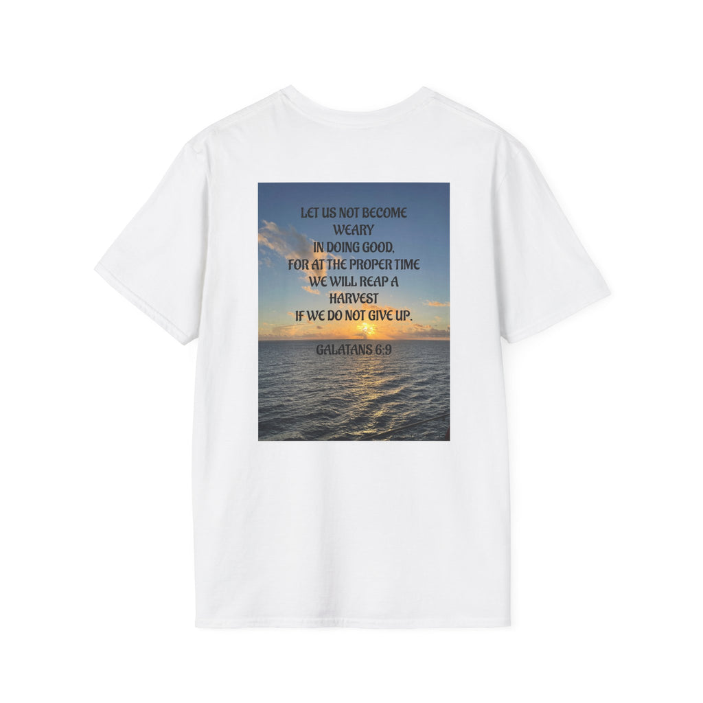 Never Give Up T-Shirt — Minimal Motivational Tee