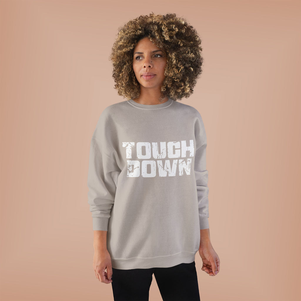 Touchdown Crewneck Sweatshirt - Vintage Football Game Day Pullover