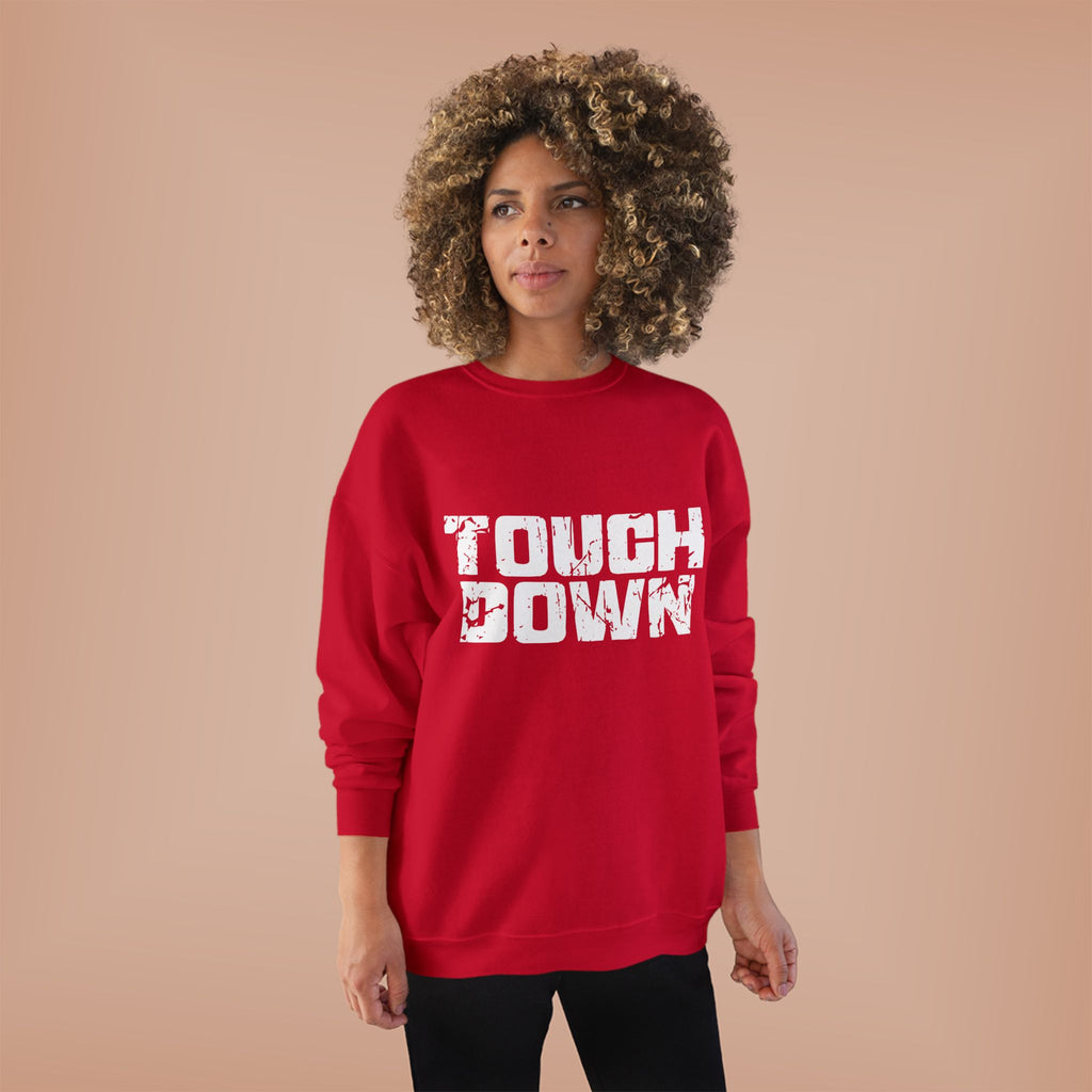 Touchdown Crewneck Sweatshirt - Vintage Football Game Day Pullover