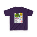 Kids "Back to School" Notebook Graphic Tee – 5th Grade Smiley Doodle Shirt
