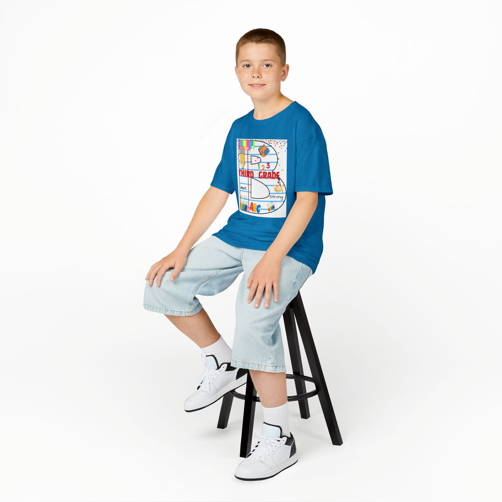 Third Grade ABCs Kids T‑Shirt — 'Be Bold Be You' Back-to-School Tee