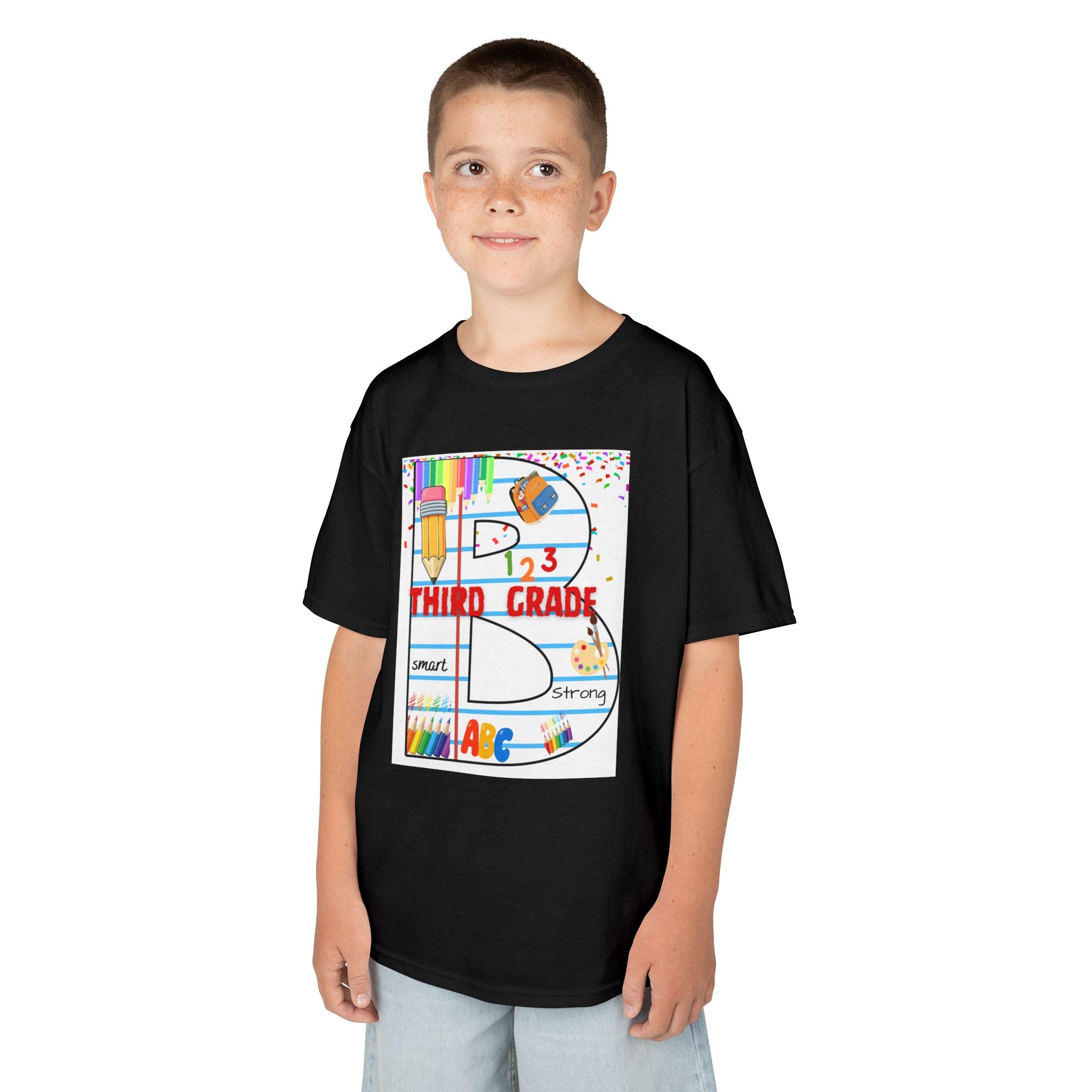 Third Grade ABCs Kids T‑Shirt — 'Be Bold Be You' Back-to-School Tee