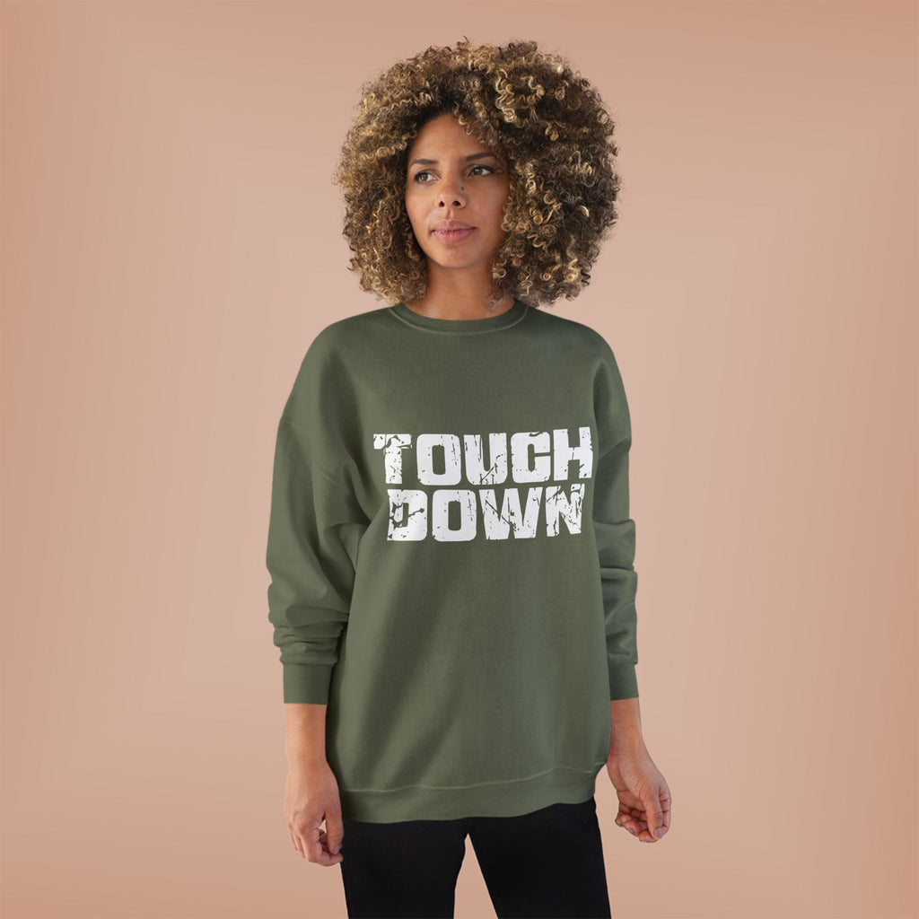 Touchdown Crewneck Sweatshirt - Vintage Football Game Day Pullover