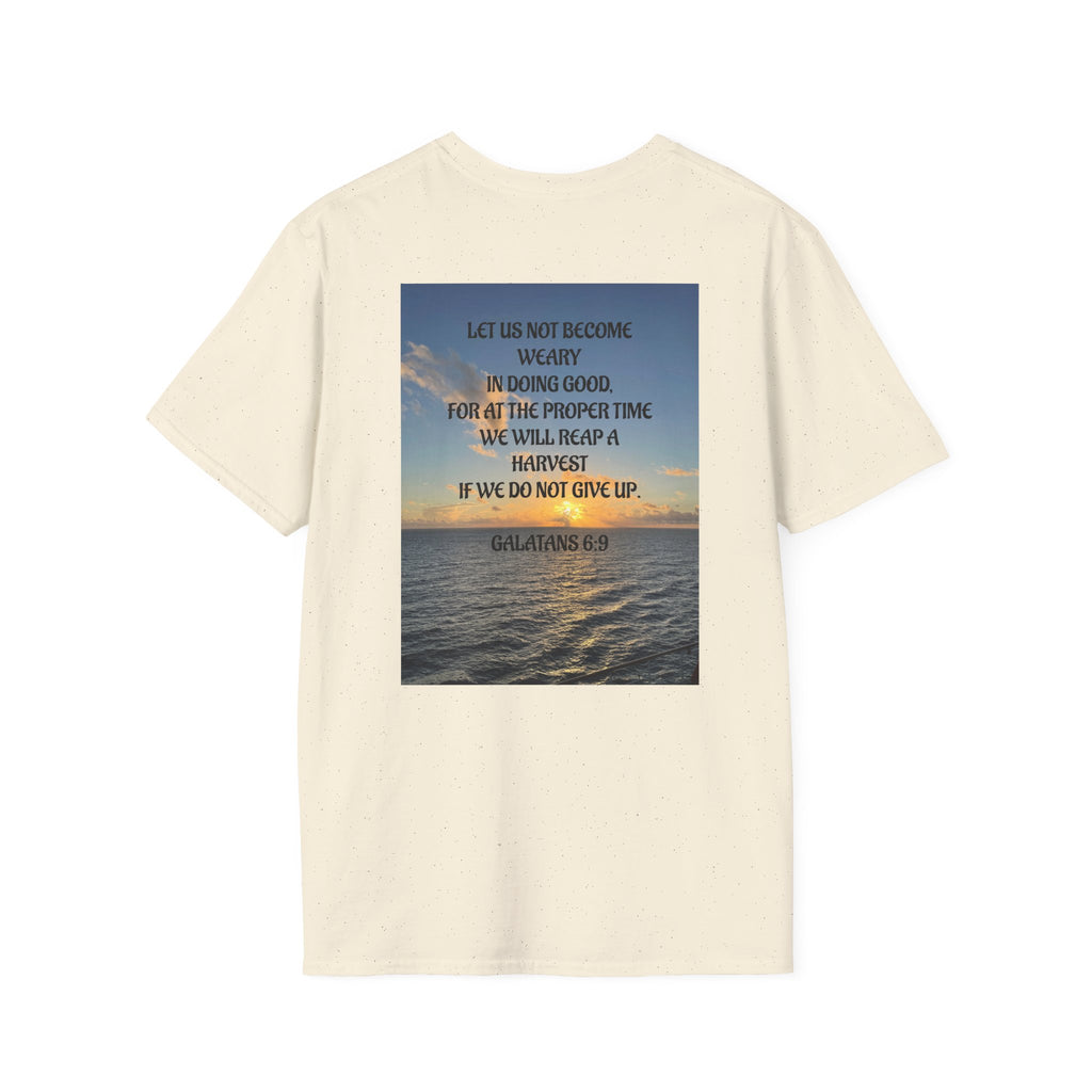 Never Give Up T-Shirt — Minimal Motivational Tee