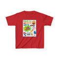 1st Grade Back to School Kids T‑Shirt - "Back to School" Lined Paper Design